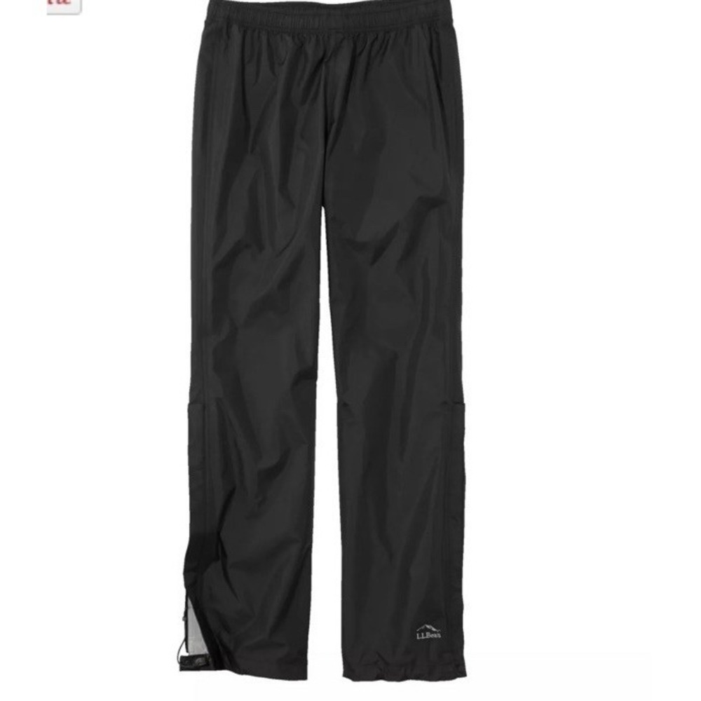 LL Bean Rain Pants Womens Large Waterproof TEK Hiking Outdoors Trail Model NWOT